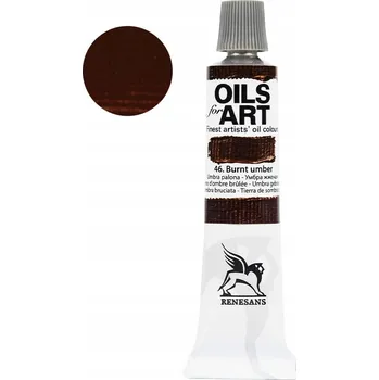 Olejová barva Olejové barvy Renesans hnědá 1 ks 20 ml
