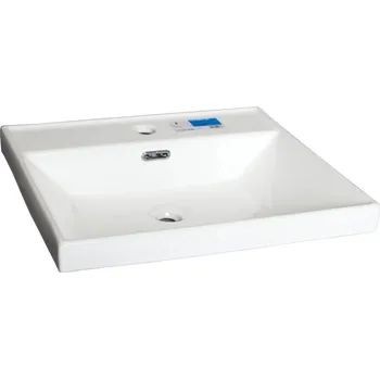 Umyvadlo Nábytkové umyvadlo, 50,5x46,2x14,7 cm, keramické, bílé