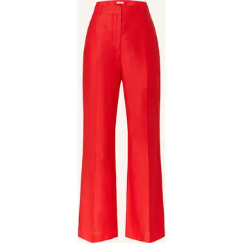 Dámské kalhoty Mrs & Hugs Dámské Marlene Kalhoty, červená, 36