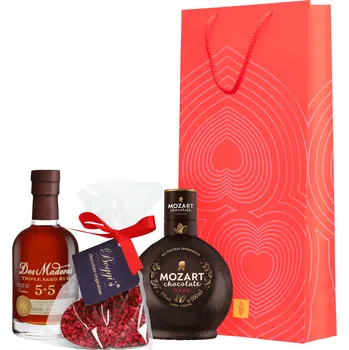 Rum Set Mozart Chocolate Dark + Dos Maderas PX 5+5 0,2l + Boggi's Srdce (set 1 x 0.2 l, 1 x 0.5 l)