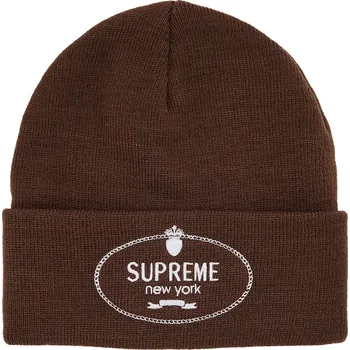 Čepice Supreme Crest Beanie Brown Velikost: ONE SIZE