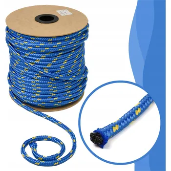 Lany POLYPROPYLENOVÉ LANO PLETENÉ PEVNÉ 12mm 150M CELÁ CÍVKA