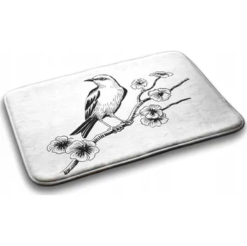 Koupelnová předložka Absorpční koupelnová předložka Pták na stromě