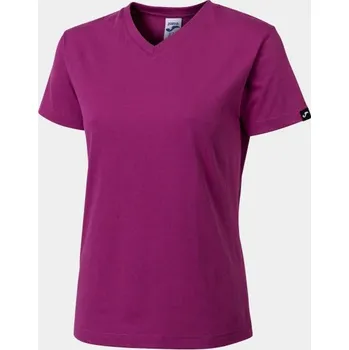 Dámské tričko JOMA VERSALLES SHORT SLEEVE T-SHIRT FUCHSIA Velikost: L, Barva: FUCHSIA