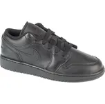 Černé chlapecké tenisky Air Jordan 1 Low GS 553560-093 Velikost: 35,5