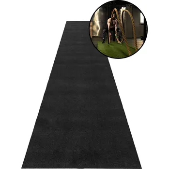 podložka na cvičení Umělý trávník STRENGTHSYSTEM Sprint track heavy 10x2 m černá