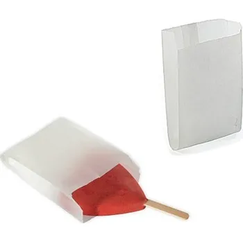 Sáček na potraviny papírový sáček TAKE AWAY BAG 02 pro nanuky balení 9x13x3 cm po 200 kusech