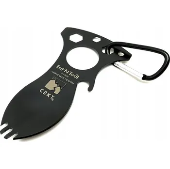 Příbor NEZBYTNÝ NÁSTROJ LŽÍCE VIDLIČKA KARABINA ŠROUBOVÁK HIT