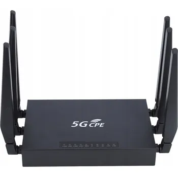 5G CPE Router se slotem pro SIM kartu, Dvoupásmová WiFi 6, 1000 Mb/s