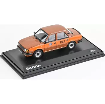 autíčko Abrex model Škoda 120L (1982) - Spoje (1:43)