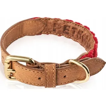 Obojek pro psa KOŽENÝ OBOJEK PRO PSA vel. S PETSOME PLETENÝ