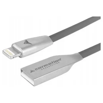 Datový kabel Kabel Carmotion USB - Apple Lightning 1,2 m černý