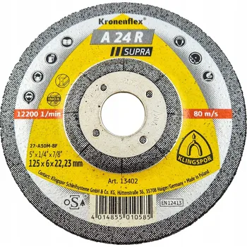 Brusný kotouč Brusný kotouč na kov KLINGSPOR 115x6 inox ocel