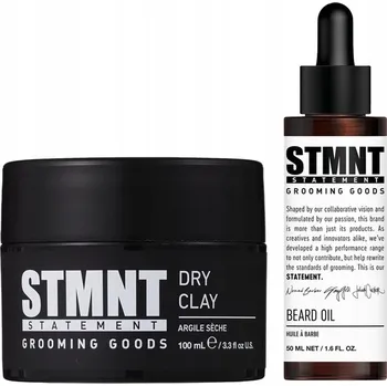 STMNT pánská sada Dry Clay suchý jíl 100 ml + Olej na vousy 50 ml na vlasy
