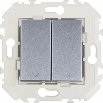 vypínač Žaluziový vypínač Klasik Efapel stříbrný 45293KWAL