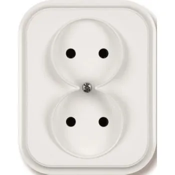 Elektrická zásuvka Elektrická Zásuvka nástěnná Timex-Elektro bílá