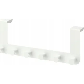 Věšák Bezinvazní tyč s háčky IKEA bílá