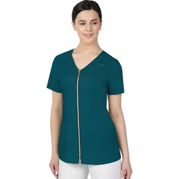 34 DÁMSKÝ ZDRAVOTNICKÝ BLEJZR halenka NA ZIP kosmetický PLÁŠŤ 379