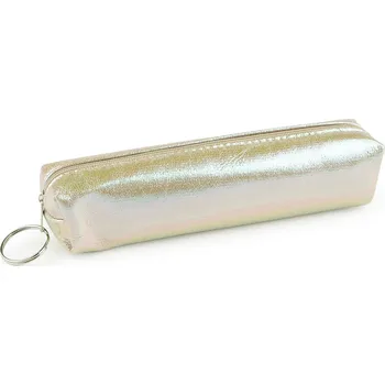 Pouzdro / penál holografický 18x4 cm, barva 1 zlatá sv.