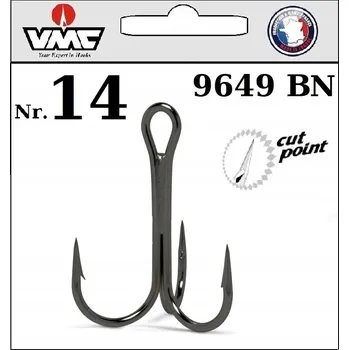 Rybářský háček Háček VMC 9649 s protihrotem Č. 14, 10 ks