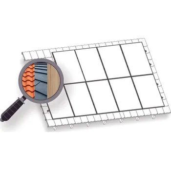 držák na solární panel KENO Konstrukce KENO na FV pro 9 panelů. Plech/šindel/dřevo