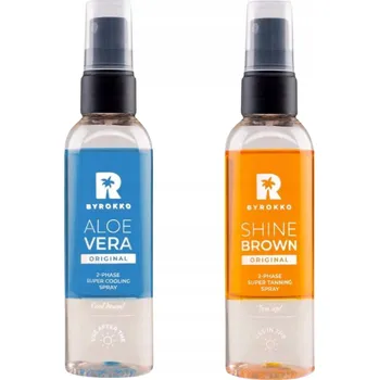Přípravek na opalování Byrokko Aloe Vera + Shine Brown Samoopalovací Sprej