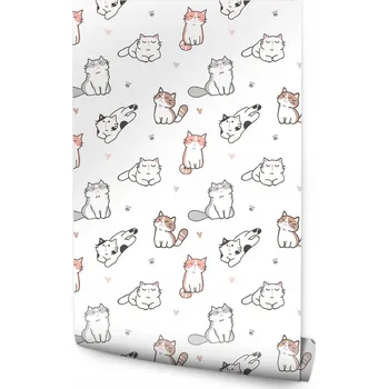 Fototapeta Tapeta Pro Děti Koťátka jako z Kresleného Filmu/1184955445