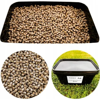 PELETY ALLER AQUA BRONZE 6MM 3KG + KYBLÍK 5L PRO JESETERY, SUMCE, KAPRY A AMURY