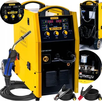 Svářečka Magnum MIG 315 MMA Synergická 4x4 2T 4T TIG VRD