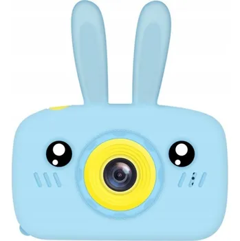 Digitální kompakt Dětský digitální fotoaparát 12 Mpix FULL HD Filtry Rámy Hry Popruh KRÁLÍČEK