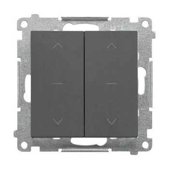 vypínač Roletový spínač dvojitý Grafitová matná Simon 55