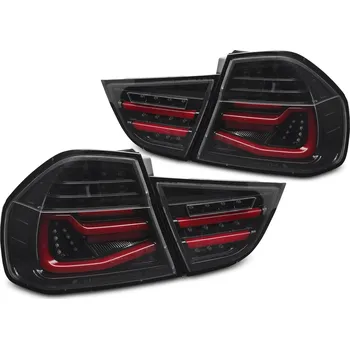 Zadní světlomet TUNING-TEC Zadní světla BMW E90 09-11 černé LED BAR SEQ