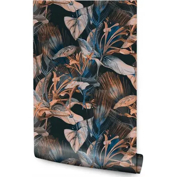 Tapeta Tapeta Exotické listy jako Malované Abstrakce