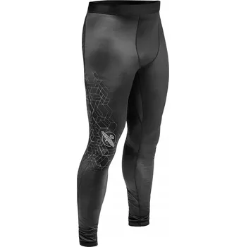 Dámské legíny Hayabusa Kompresní legíny Geo Black Pants S