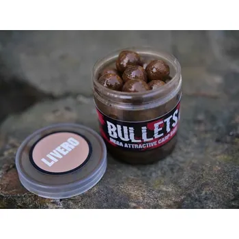Boilies G.B.U. Boilies v dipu Bullets Livero - 24mm