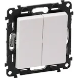 752118 VALENA LIFE BÍLÁ TLAČÍTKO DVOJ. NO-NC