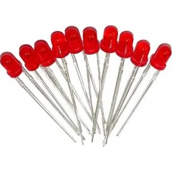 Polovodič ART LED Diody 3mm Červené - 20ks