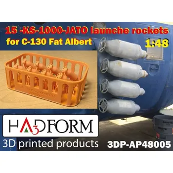 Plastikový model HAD models 1/48 JATO launcher for C-130 Fat Albert