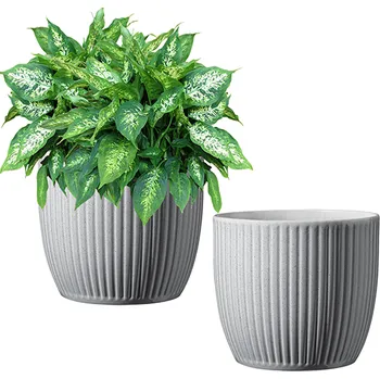 Květináč obal keramický Belice pr13 šedý