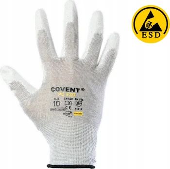 Pracovní rukavice Rukavice Covent ESD velikost 10 - XL 1 pár