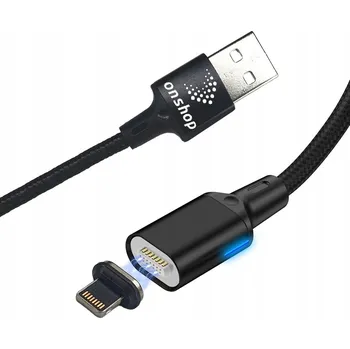 Datový kabel Kabel Onshop USB - Apple Lightning 2 m černý