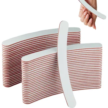 Pilník na nehty manikúra, pedikúra, banán 80/80 Sharp 50 Ks .