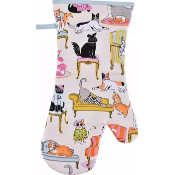 Chňapka Ulster Weavers Textilní kuchyňská rukavice Cool Cats 37 x 20 x 2 cm