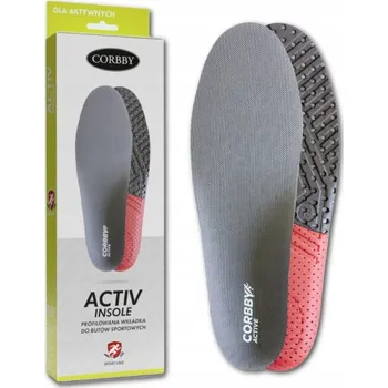 Vložka do bot Celá vložka Corbby vel. 36-36 šedá