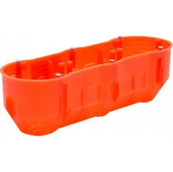 Elektroinstalační krabice Instalační krabice do sádrokartonu 60 mm trojitá hluboká POLMARK