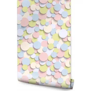 Fototapeta Tapeta Barevná Kola - 3D Efekt /108816052