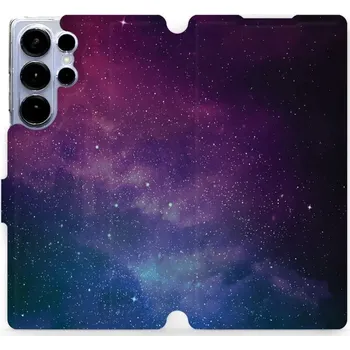 Pouzdro na mobilní telefon Flipové pouzdro Mobiwear - Samsung Galaxy S25 Ultra - V147P Mlhovina (Knížkové flip pouzdro, obal, kryt na mobil Samsung Galaxy S25 Ultra - V147P Mlhovina, materiál Umělá kůže + TPU - ochrana 360°, stojánek, silikonová vanička, magnetické zavírání)