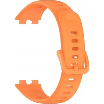 Příslušenství k chytrým hodinkám Silikonový řemínek pro Huawei Band 8 / Huawei Band 9 / Oranžový