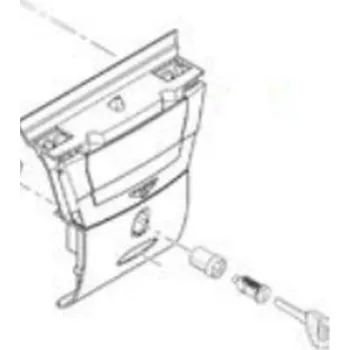 Auto-moto KAPPA zámek kufru K56N / K56NT kompletní