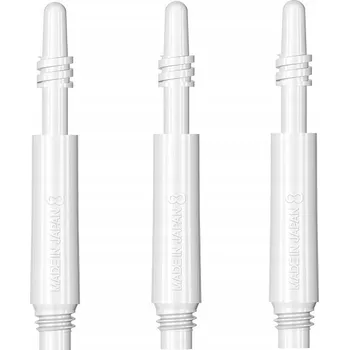 Příslušenství pro šipky PLASTOVÉ NÁSADKY TARGET 8 FLIGHT SPIN SHORT BÍLÉ